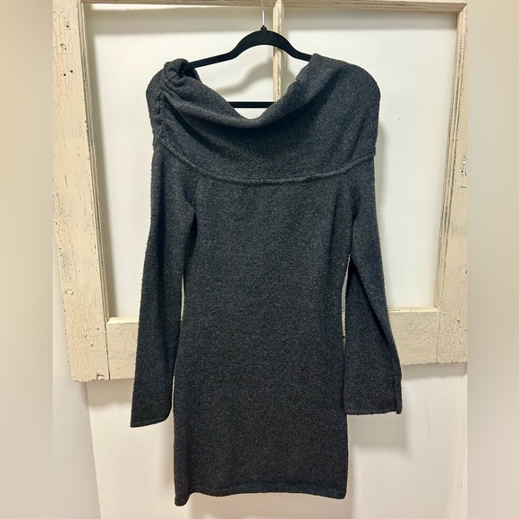 Garage Dresses & Skirts - Garage Gray Off Shoulder Dress